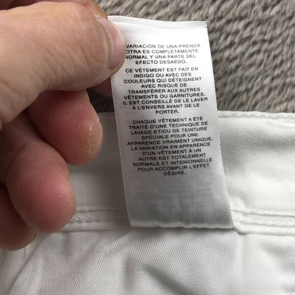 Curve Appeal Womens Pants Size 4/27Wide Leg White Ankle Casual Classic Cropped - Picture 12 of 14